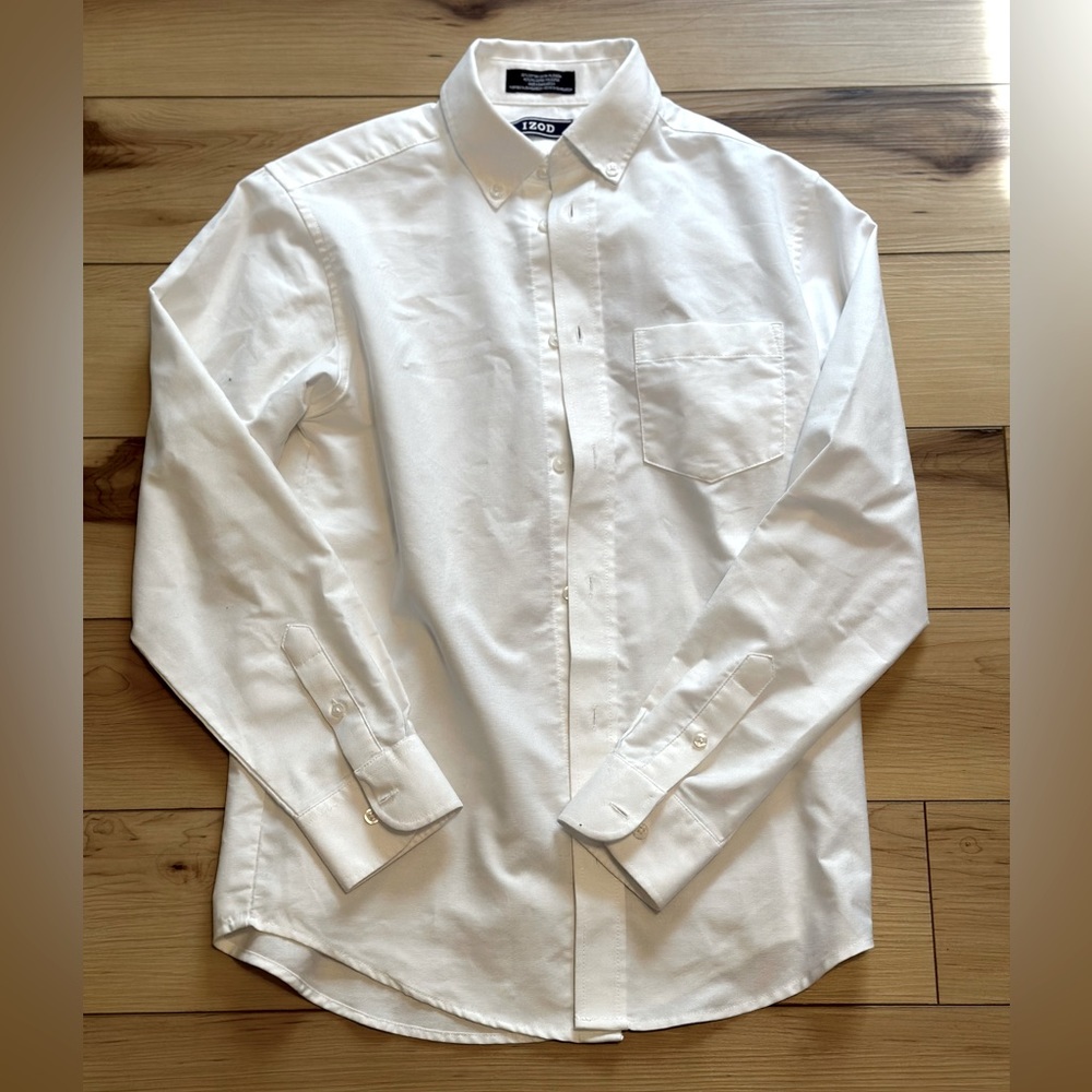 Boys IZOD long sleeve dress shirt